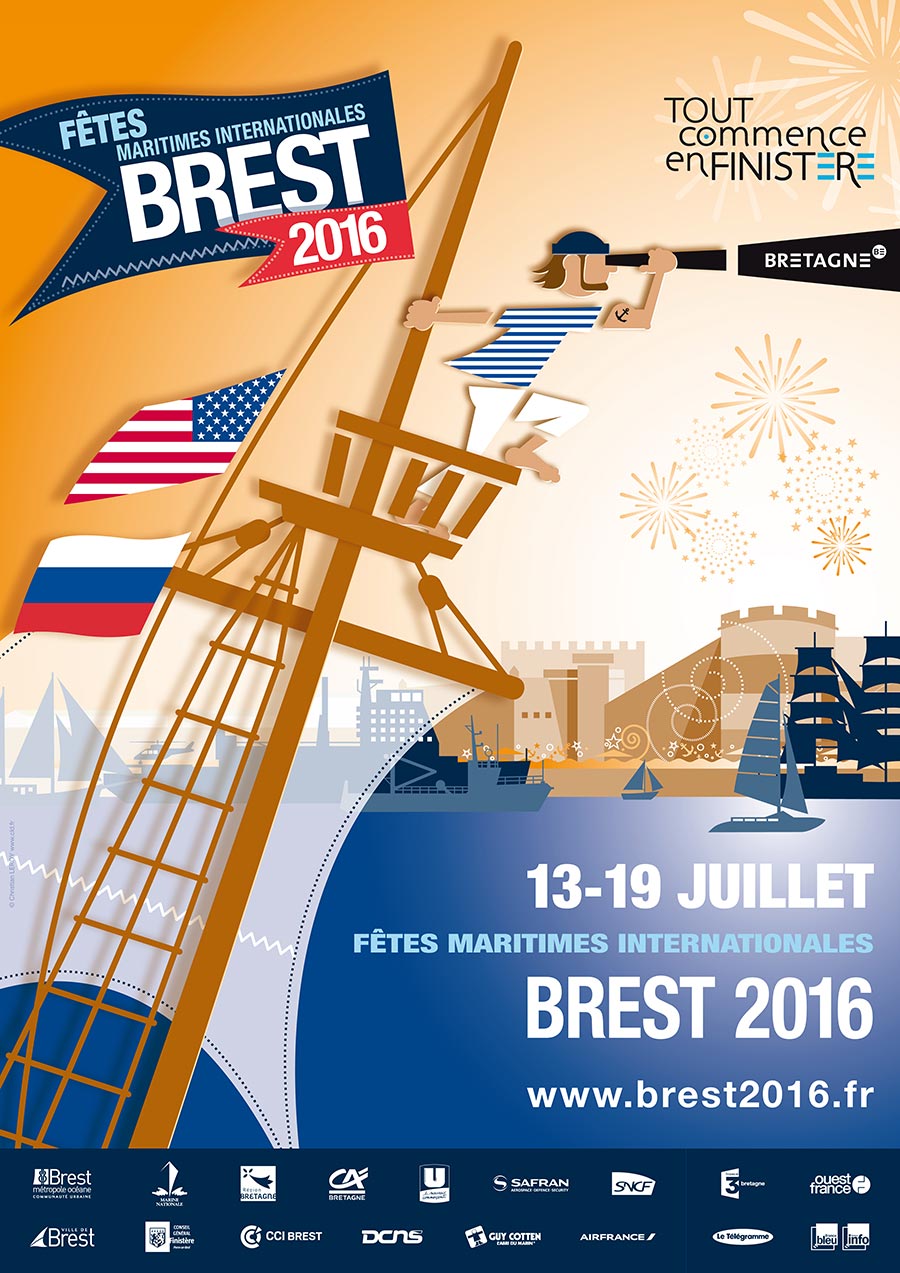 © Christian Leroy D - Projet d'affiche BREST 2016