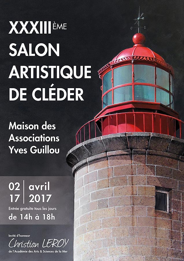 Salon Artistique de Cléder - Affiche 2017 © Christian LEROY