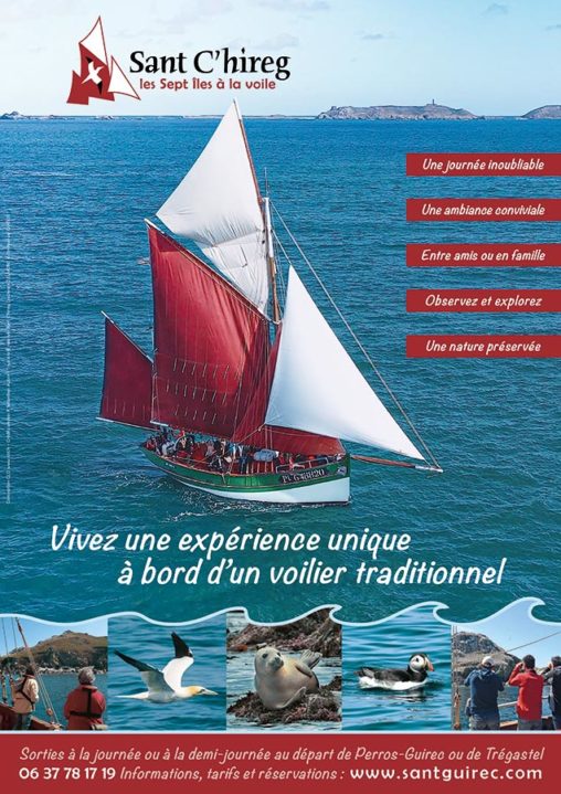 Sant-C'hireg - Les Sept Iles à la voile - Affiche et dépliant